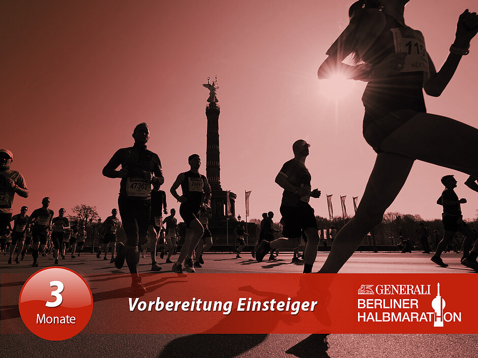 GENERALI BERLINER HALBMARATHON 2023 | 3-Monate Vorbereitungskurs (Einsteiger)