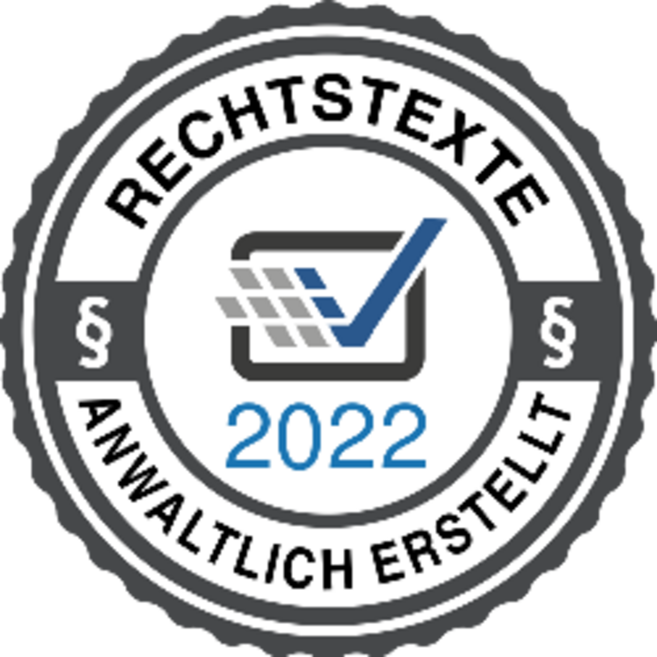 Siegel Rechtexte anwaltlich hergestellt 2022